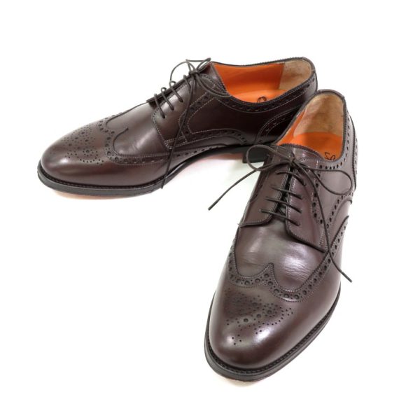 Santoni（サントーニ）タッセルデザイン/スエードローファー/ダーク