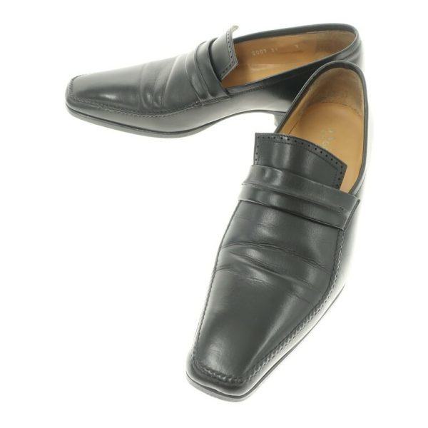 GERARD SENE（ジェラール セネ）革靴ローファー/ブラック/状態ランクB/ロングノーズ/イタリア靴/