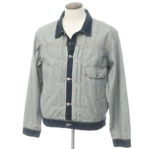 Levi's(リーバイス)デニムジャケット/インディゴ/状態ランクB/BEAMS別注/THE INSIDE OUT COLLECTION/