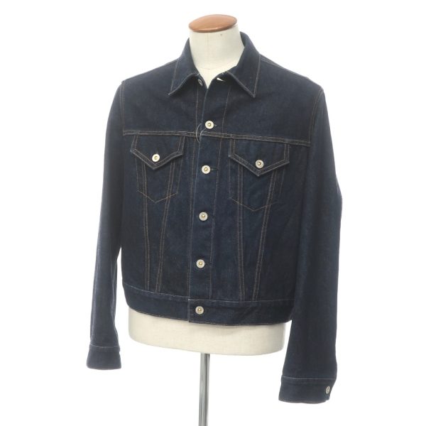 HERILL(ヘリル)デニムジャケット/Cashmere denim jacket コットンカシミア/ネイビー/状態ランクB//日本製/