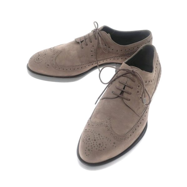 GIORGIO ARMANI(ジョルジオアルマーニ)ドレスシューズ/アッシュブラウン/ヌバックレザー/状態ランクS/イタリア製/