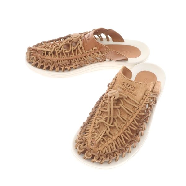Engineered Garments（エンジニアードガーメンツ）サンダル/KEENコラボ/ライトブラウン/状態ランクA//・Uneek Premium Leather Slide/インド製/