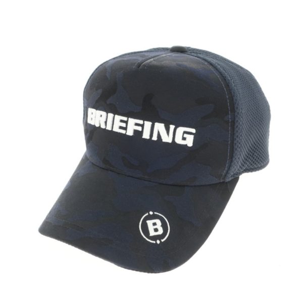 BRIEFING(ブリーフィング)キャップ/帽子/ネイビー×ブラック/状態ランクB/ベトナム製/