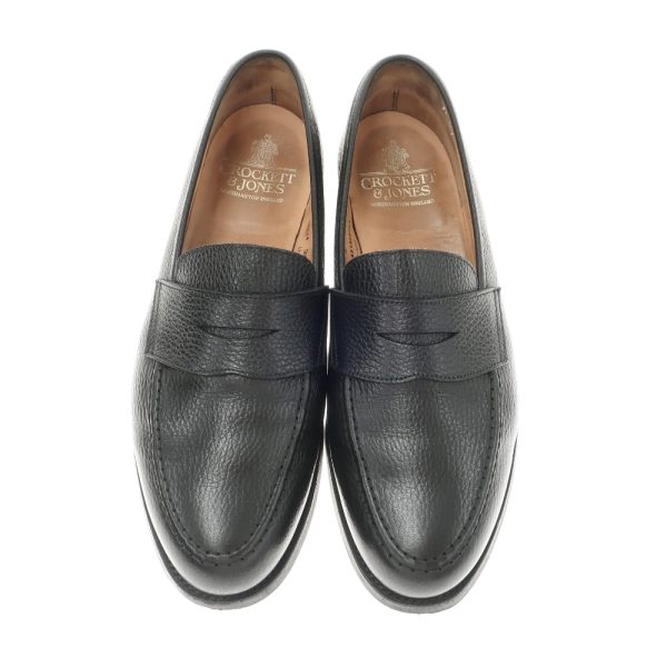 CROCKETT&JONES（クロケットアンドジョーンズ）ローファー/BOSTON2/ブラック/状態ランクB/