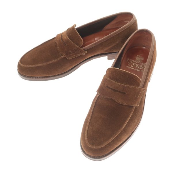 CROCKETT&JONES（クロケットアンドジョーンズ）ローファー/RICHMOND/ブラウン/状態ランクB/ラスト314/