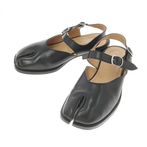 Maison Margiela(メゾン マルジェラ)足袋サンダル/ブラックカーフ/状態ランクB/イタリア製/