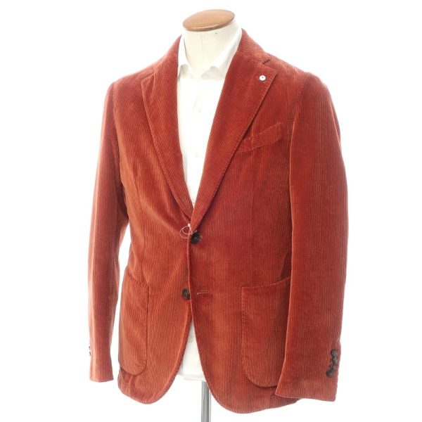 L.B.M.1911(エルビーエム1911)コーデュロイジャケット/オレンジブラウン系/状態ランクS/イタリア製/