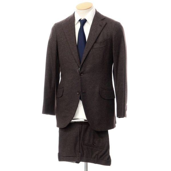 SARTORIA DALCUORE ダルクオーレ ブラウンスーツ 44 SARTORIA DALCUORE ダルクオーレ ブラウンスーツ 44 SARTORIA DALCUORE