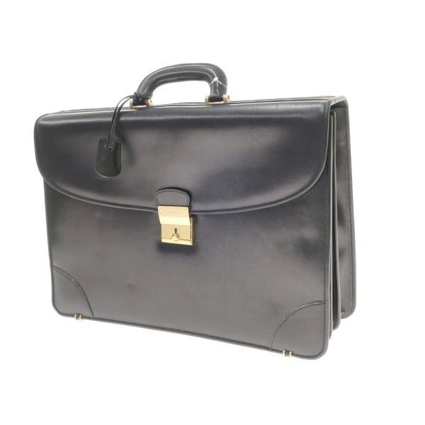 GUCCI（グッチ）3層式ブリーフケース/ブラック/状態ランクB/ウェブストライプ/