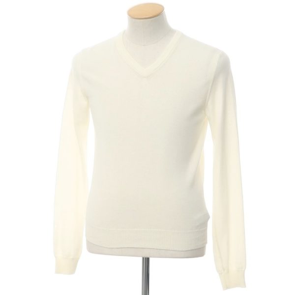ZANONE(ザノーネ)プルオーバーニット/オフホワイト/状態ランクB/イタリア製/