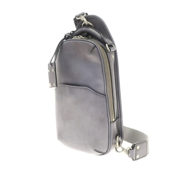 HERGOPOCH（エルゴポック）2wayショルダーバッグ/グレー/状態ランクA/日本製/