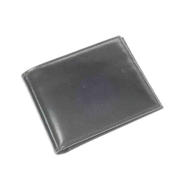 ETTINGER（エッティンガー）二つ折り財布/ブラック×オレンジ/状態ランクB/